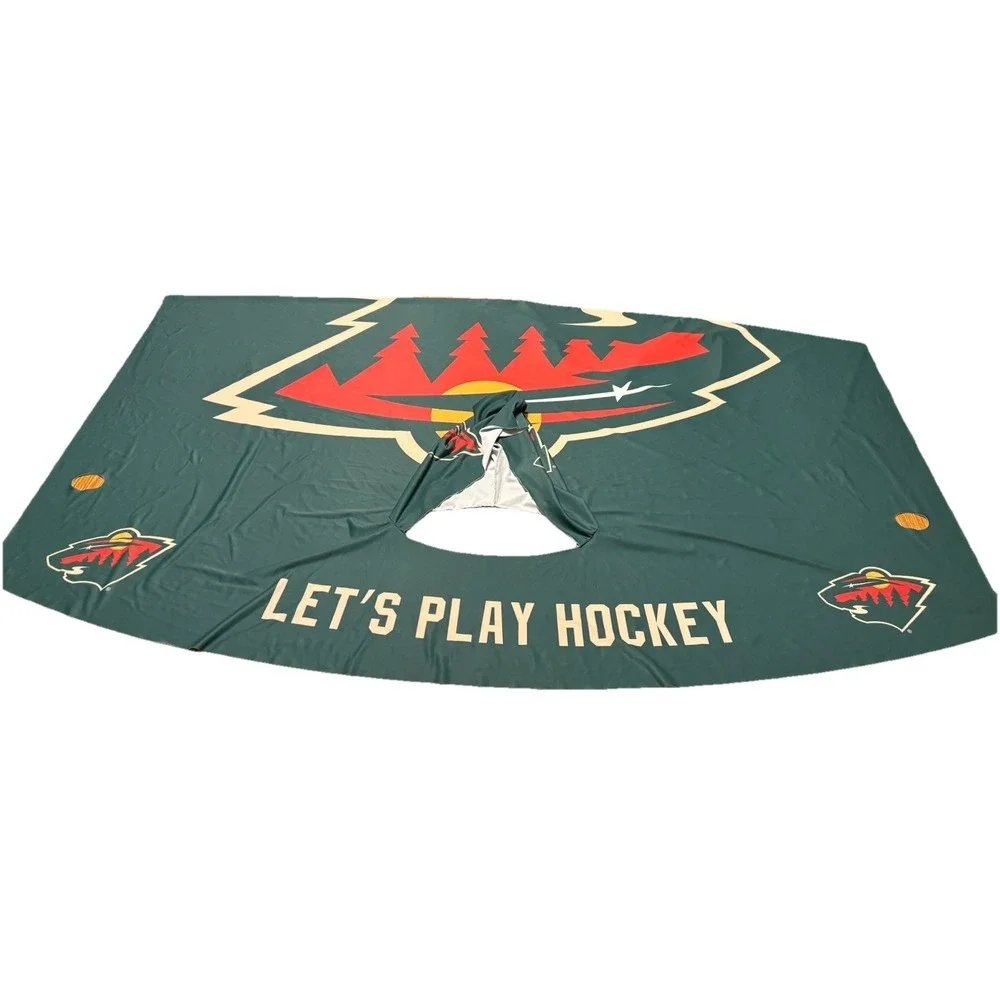 NHL Minnesota Wild Poncho Fan Wearable Blanket Let's Play Hockey WinCraft Rare